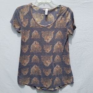 Lularoe Tiger Classic Tee shirt Women's XS